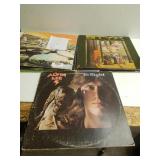 Assorted Hard Rock Albums- Led Zeppelin,  Rolling