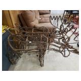 Set of Lighted Reindeer