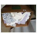 Box Of Placemats,  Lace Tablecloths & More