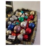 Basket With Christmas Balls