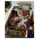 Assorted Christmas Ornaments, Photo Frames