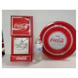 1990 Coca-cola Calendar Sign And Coca-cola Metal
