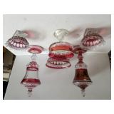 Westmoreland Ruby Assorted Glassware