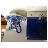 Blue White Cracker Barrel Pitcher & Wash Basin