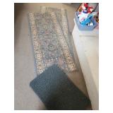 Grey Floral Rugs 26x64(2), Mat