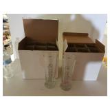 12 Becks Beer Glasses