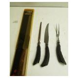 Chicago Cutlery Knife, Bone Handle Carving Set