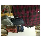 Garment Bag. Assorted Purses