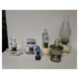 Assorted Vintage Small Oil Lamps