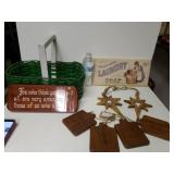 Wooden Coasters, Basket And Wall Decor