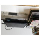 Panasonic VHS/DVD Machine,  VHS Tapes,  Direct TV