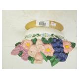 Cast Iron Flower Door Stop