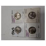 (4) Quarters - 1965, 1977, 1978, 1980