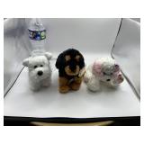 TY Beanie Babies Set Of 3 Dogs