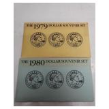 1979 & 1980 Dollar Souvenir Sets