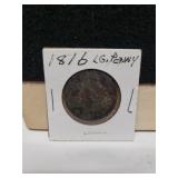 1816 Large Cent Penny