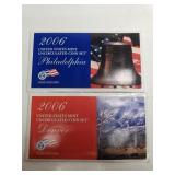(2) 2006 United States Uncirculated Coin Sets -