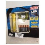Coleman LED Headlamp & Aluminum Flashlight