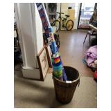 Decorative Bucket With Contents To Include TY