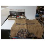 Burlap Potato Sack And Matches
