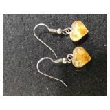 Ladies Sterling Silver Tiny Heart Earrings