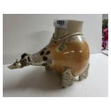 Vintage Unusual Pottery Vase Signed By Artist
