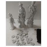 Oriental Inspired Statues, Rune Stones
