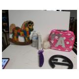 Lunch Box, Hair Twister And Rocking Horse Wall