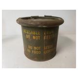 Vintage US Military Reusable Drum