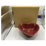 Longaberger Woven Traditions Paprika Heart Dish