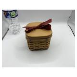 Longaberger Sweetheart Small Gift Box Basket With