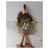 Country Americana Rooster Doll