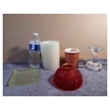 Various Candles and Accessories