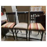 3 Bar Height Chairs