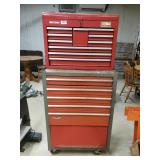 Craftsman Upright Tool Box With Contents
