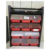 Small Parts Organizer With Contents
