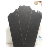 Sterling Silver Cross Pendant Necklace