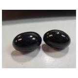 Ladies Large Sterling Silver Clip-on Earrings