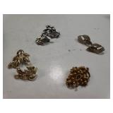 (4) Pair Clip Earrings