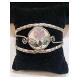 Vintage Alpaca Cuff Bracelet