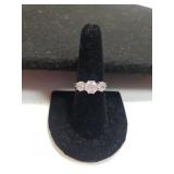 Ladies Sterling Silver Ring - Size 7