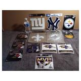 13 Miscellaneous NY, Steelers & Ravens Decals and