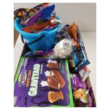 Assorted Halloween Candy, Bucket And More