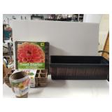Seed Starters And Window Flower Pot