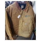 Mens Carhartt Coat Size 52 Regular