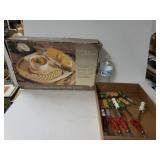 Cheese And Cracker Tray And Spreaders