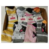 12 Pair S Christina Socks Size 9-11 New