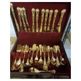Gold Tone Flatware