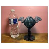 Vintage Diamond Point Ivima Portugal Compote Dish