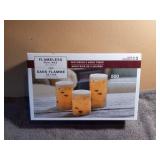 Real Wax Flameless LED Candles - Set of 3